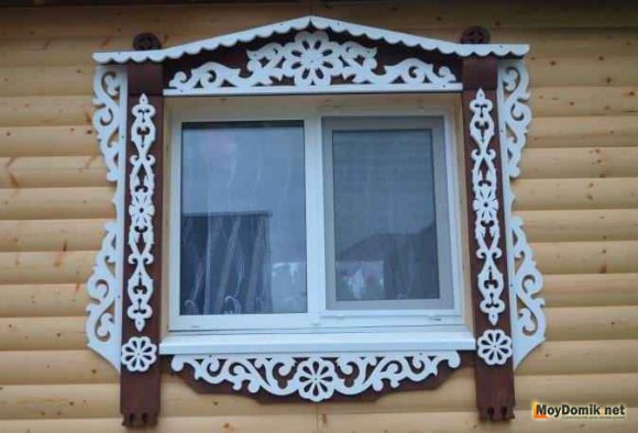 Резные наличники - накладная резьба по дереву Резные наличники - накладная резьба по дереву