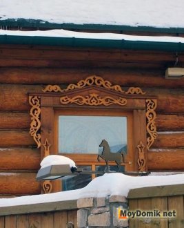 Этот узор реализован на оконном наличнике Этот узор реализован на оконном наличнике