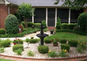 Ландшафтный дизайн загородного коттеджа Ландшафтный дизайн загородного коттеджа